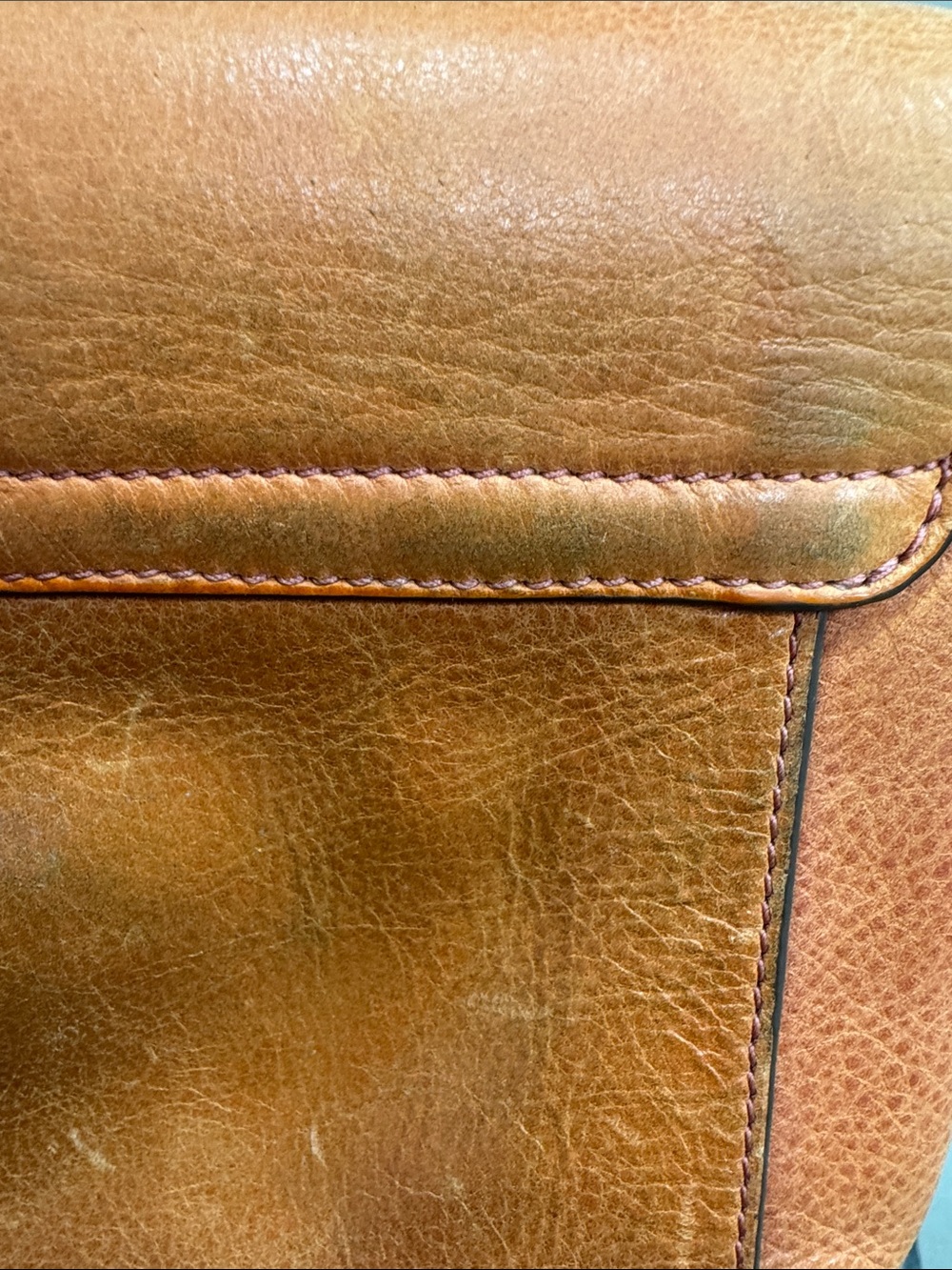 Frye Orange Leather Flap Crossbody - Picture 8 of 8